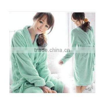 Microfiber Coral Fleece Bathrobe Girl's Soft Garments Cute Sleepwear