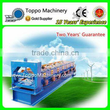 Glazed Aluminum Metal Roof Tile Ridge Roll Forming Machine