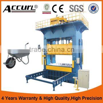 H-frame Deep drawing hydraulic press for wheel barrow