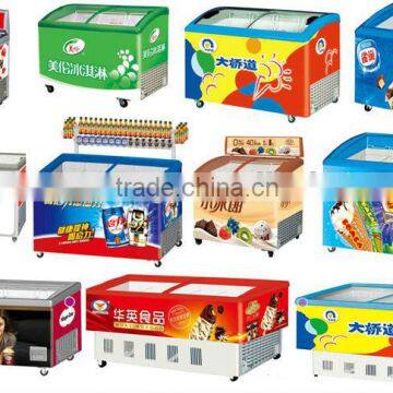 205L commercial ice cream fridge ice cream Refrigerator ice cream freezer