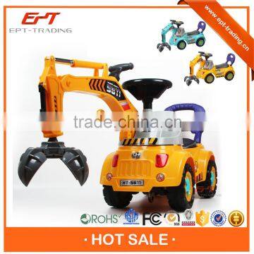 Children plastic manual ride on car for sale