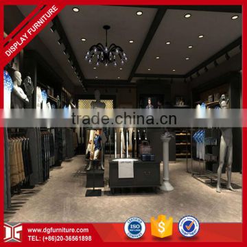 Hot Selling Retail Men's Clothing Shop Interior Design Display Ideas