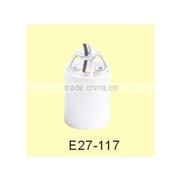 E27 CE CQC edison screw ceramic Lamp Holder