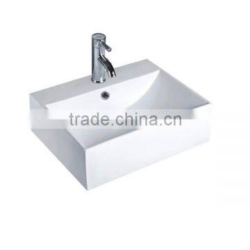 Bathroom Design Rectangular Countertop Wash Basin