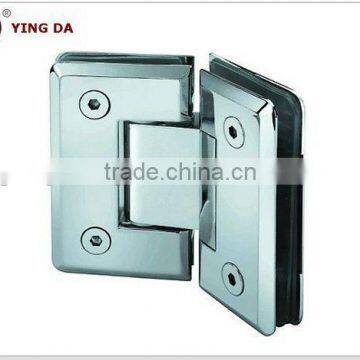 135-degree Quadrate Bilateral Bathroom Glass Hinge