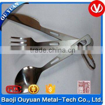 titanium fork spoon and knife set