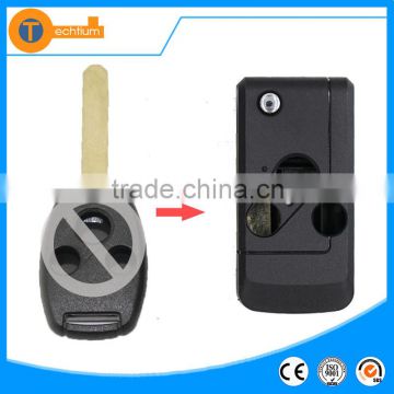 Plastic ABS Small size car key blank without logo without key pad cover key for honda fit