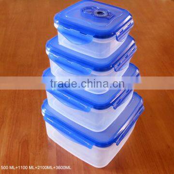 Stackable&Nestable vacuum plastic storage containers