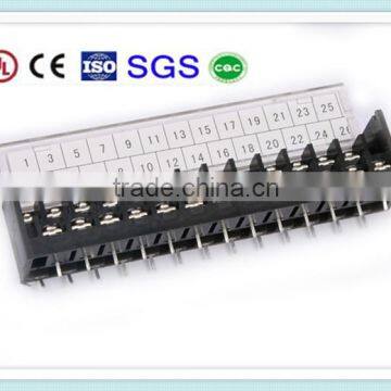 High and Low Double Row Barrier Terminal Block 20 Pin Connector 2KDS 300V 10A 7.62mm Pitch