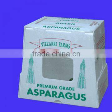 customized seal-flute corrugated plastic fruit boxes