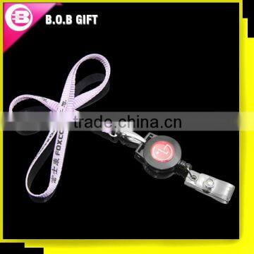 2015 promotional retractable badge reels for lanyard