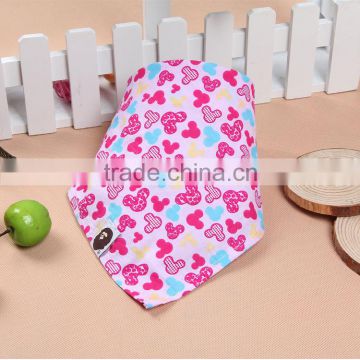 New product on China market cute cotton soft bib