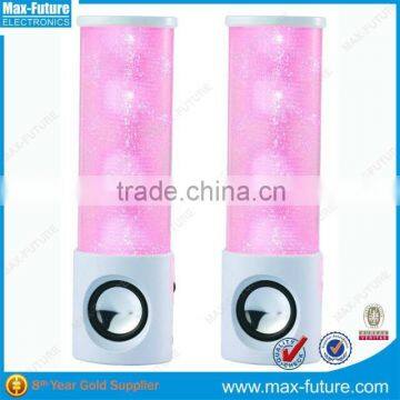 USB powered LED pluse light LED flashing Light Speaker for Computer MP3 and mobile phone(F-1211A)