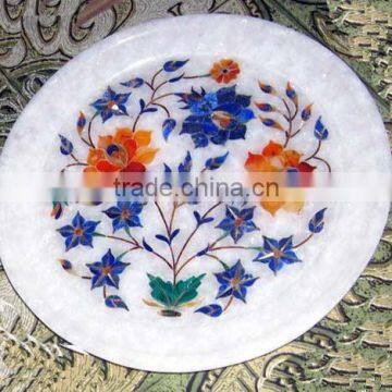 Handmade White Plate Inlay Gifts