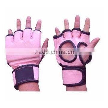 Top Quality PU MMA Custom Printed leather Gloves, Prop-up Wrist MMA Training Hand Gloves