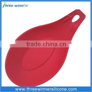 Silicone spoon mat silicone spoon rest holder