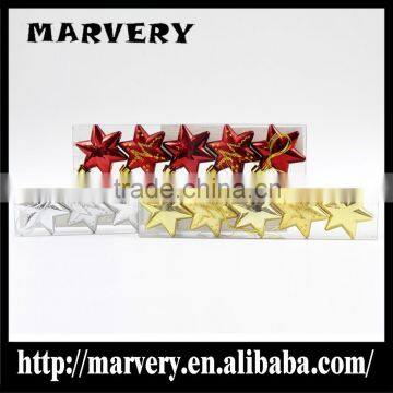 Wholesale Christmas tree decorations hexagonal star and christmas gift