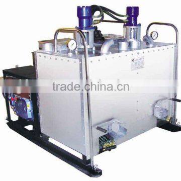 Double cylinder hydraulic hot melt kettle