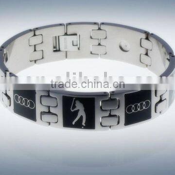 sports magnetic golf titanium bracelet,titanium germanium bracelet,titanium bracelet,sports bracelet