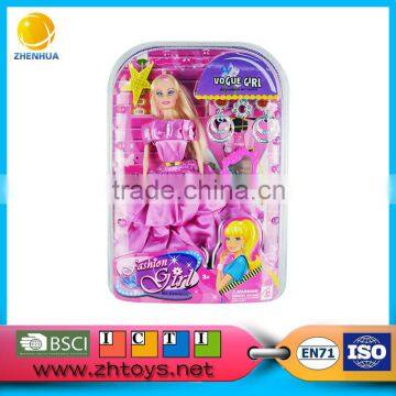 11.5 Inch Young Girl Sex Doll With Baby Girls Mini Skirt and Guitar Hot Doll photo-4