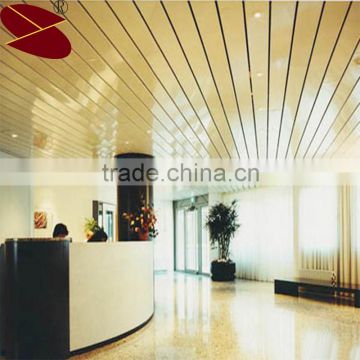 Factory Price Artistic corrugated aluminum false strip ceiling for laboratory