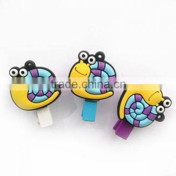 Animal Shaped Cartoon Customized PVC Bookmark Soft Rubber Paper Clips Wholesale