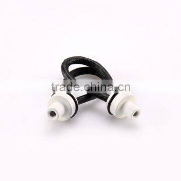 Superior Quality Custom Made Single Hole Furniture Leather Knobs photo-3