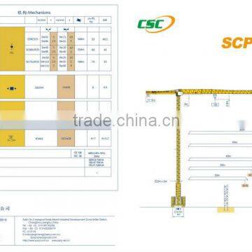 Topless Tower Crane SCP6025 TOWER CRANE