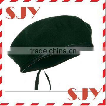 high quality fashion leather mens beret hat