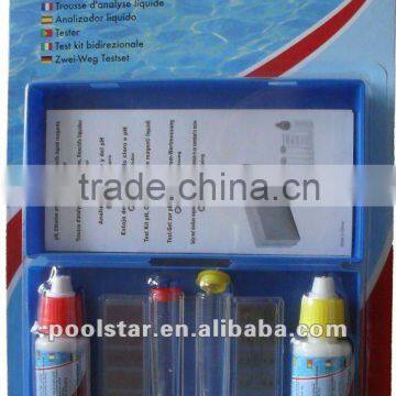 20cc Basic PH & Cl Water Test Kits P1920, Liquid Reagent for Swimming Pool & Spa