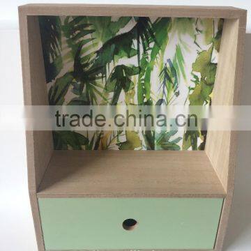 Nice Green Plant Hotsale Display and Storage Wooden Handmade Craft Table Case photo-2