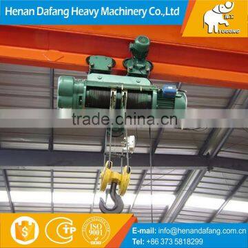 CD1 Electric Wire Rope Hoist / Electric Chain Hoist With Hoists Hook