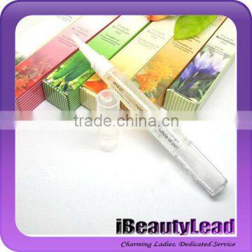 2015 hot sale nail cuticle oil pen with 12 different flavour