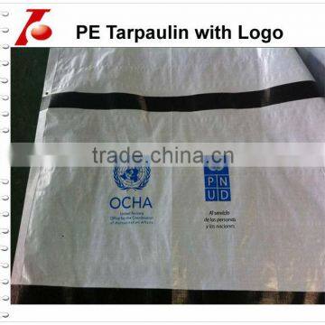 Grey color printed reinforced plastic sheet for IFRC