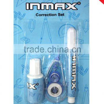 2016 hotselling correction pen/correction fluid/correction tape correction set