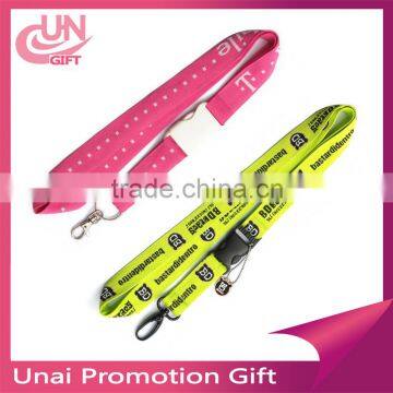 2016 mature high quality beautiful shape sublimation heart transfer lanyard