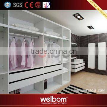 Professional factory made high gloss 2 door wardrobe cheap