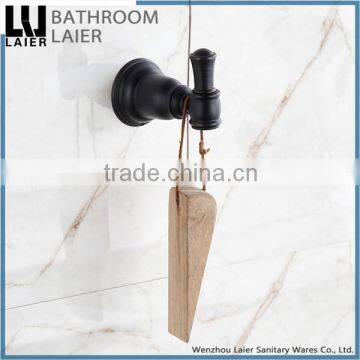 Modern Zinc Alloy ORB Finishing Bathroom Sanitary Items Wall Mounted Robe Hook