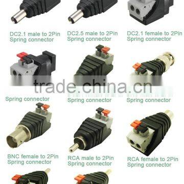 5.5*2.1 5.5*2.5 Male DC Connector / DC Plug /DC Adapter Terminal Block With Push-button photo-3