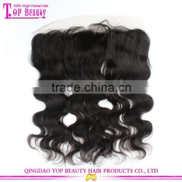 Hot Selling 6a Grade Unprocessed Virgin Indian Human Hair Body Wave Full Lace Closures Lace Frontal Closures