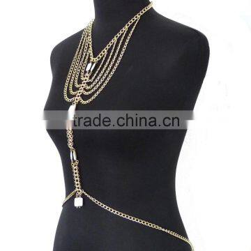 Multilayer Shell Tassel Body Chain Body Jewelry photo-4