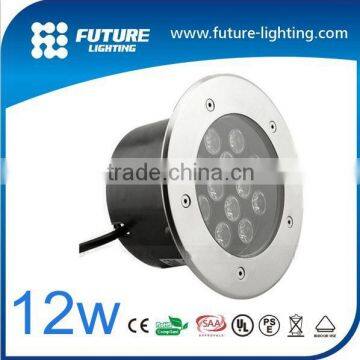 12w Led Inground Light In Concrete Ce Rohs Emc Single Color Led Garden Light