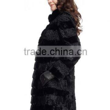 2015 Real Lamb Fur Long Coat for Women LC11