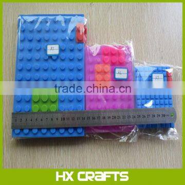 New Arrived Silicone Products Silicone Notebook in A5/A6 Size Blocks Notebook Cover