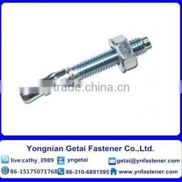 M6 Carbon Steel Electro Galvanized Wedge Anchor or HDG