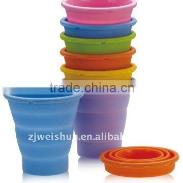 silicone collapsible Cups