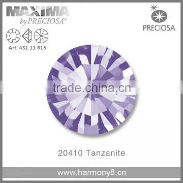 Original PRECIOSA MC Chaton Maxima, Tanzanite Point Back Rhinetsone