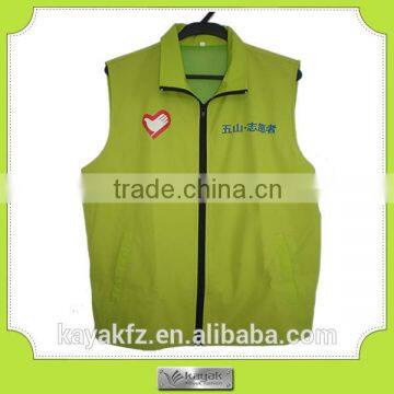 custom printed worker nylon vest