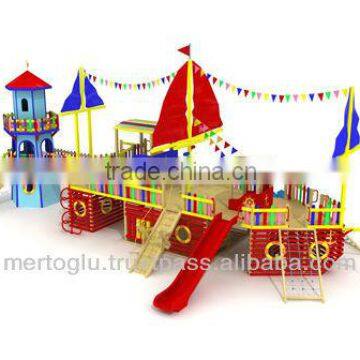 Wooden Children Playground Equipment