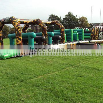 Adult obstacle course for adventure,Army Inflatable Obsatcle Course,Inflatable assault course for Children